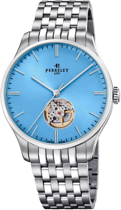 Bild von Perrelet Weekend Open Heart Ice Blue