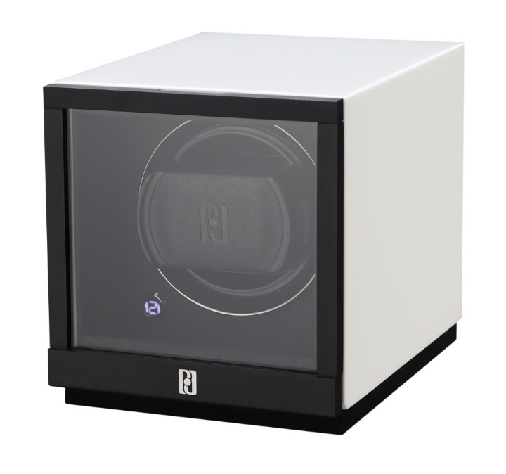 Bild von Uhrenbeweger Paul Design Gentlemen 1D Weiß mit Batteriefach