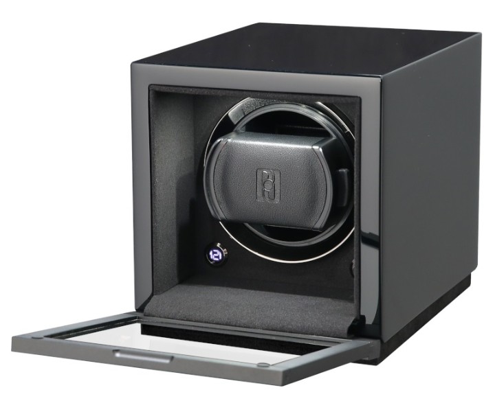 Bild von Uhrenbeweger Paul Design Gentlemen 1D Schwarz mit Batteriefach