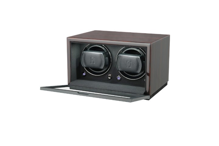 Bild von Uhrenbeweger Paul Design Gentlemen 2D Macassar mit Batteriefach