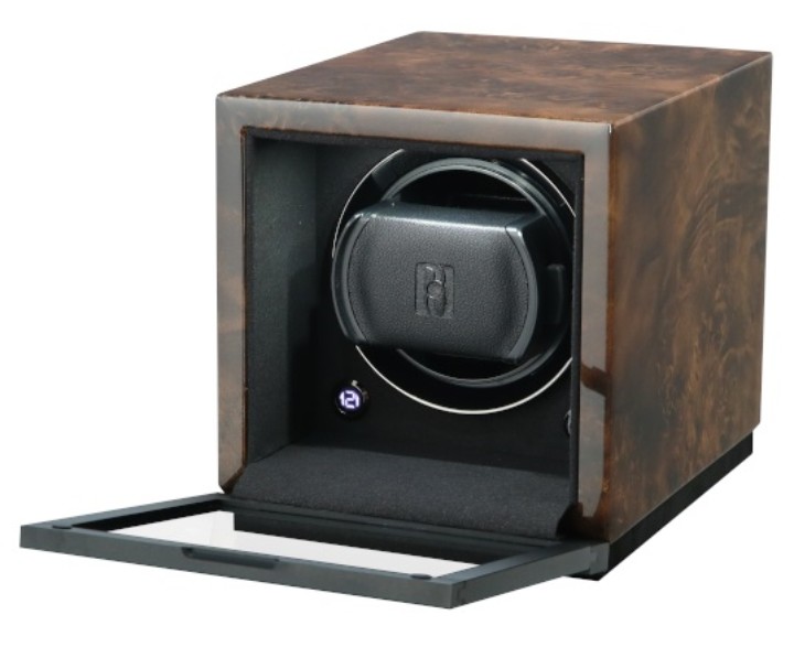 Bild von Uhrenbeweger Paul Design Gentlemen 1D Burlwood mit Batteriefach