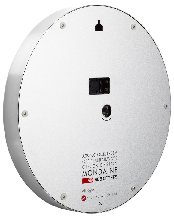 Bild von Wanduhr MONDAINE