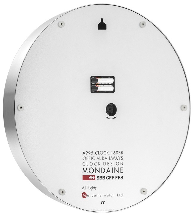 Bild von Wanduhr MONDAINE