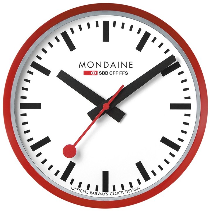 Bild von Wanduhr MONDAINE