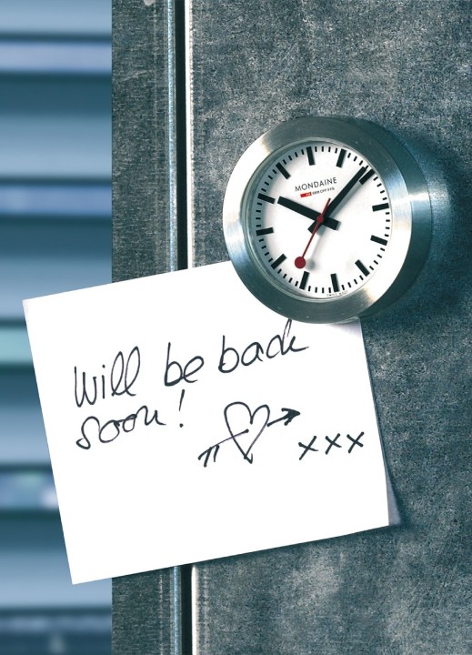 Bild von Wand-/Tischuhr MONDAINE mit Magnet