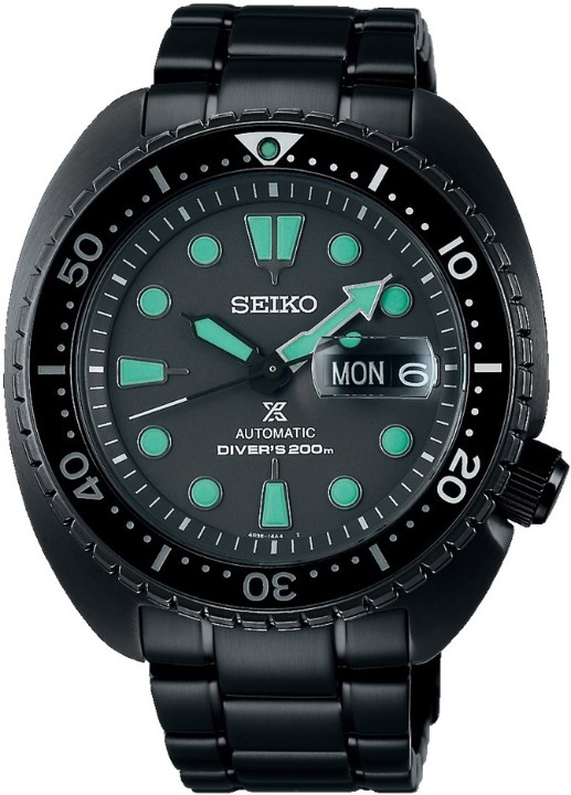 Bild von Seiko Prospex The Black Series ‘Night Vision’ Turtle Diver