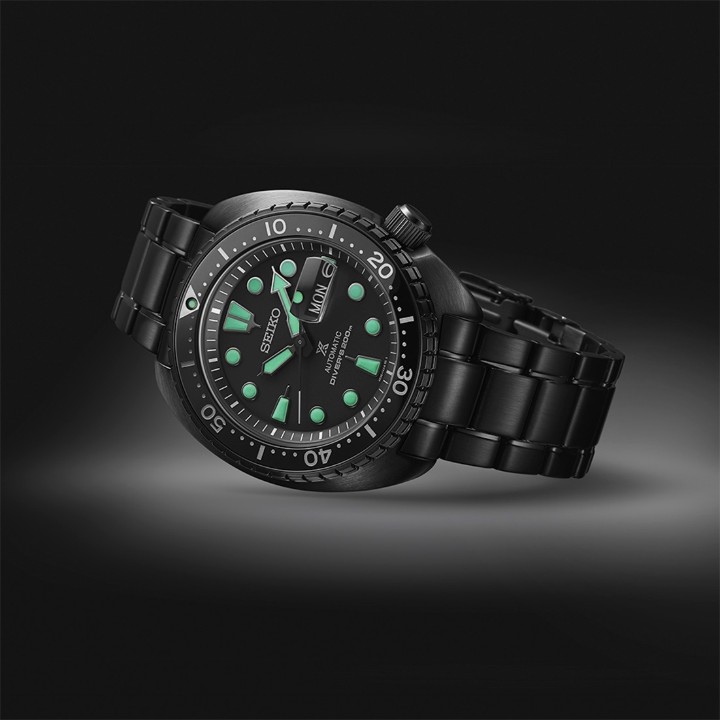 Bild von Seiko Prospex The Black Series ‘Night Vision’ Turtle Diver
