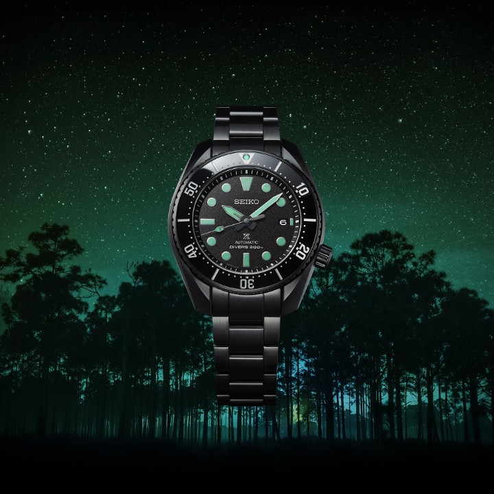 Bild von Seiko Prospex The Black Series ‘Night Vision’ Sumo Diver Limited Edition