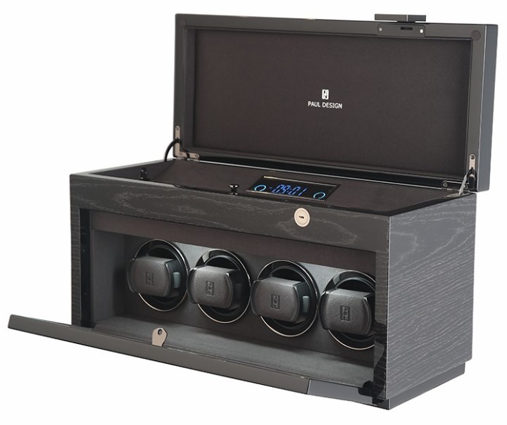 Bild von Uhrenbeweger Paul Design Gentlemen 4+6 Black Apricot