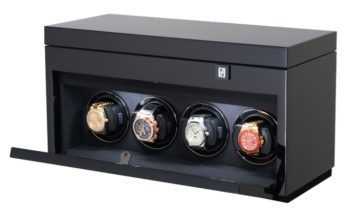 Bild von Uhrenbeweger Paul Design Gentlemen 4+6 Black Highgloss