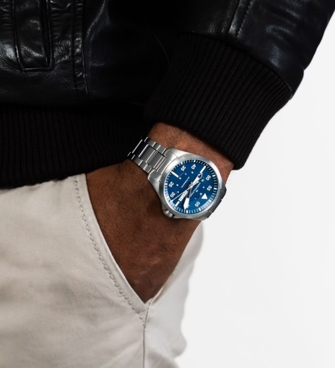 Bild von Hamilton Khaki Aviation Pilot Day Date