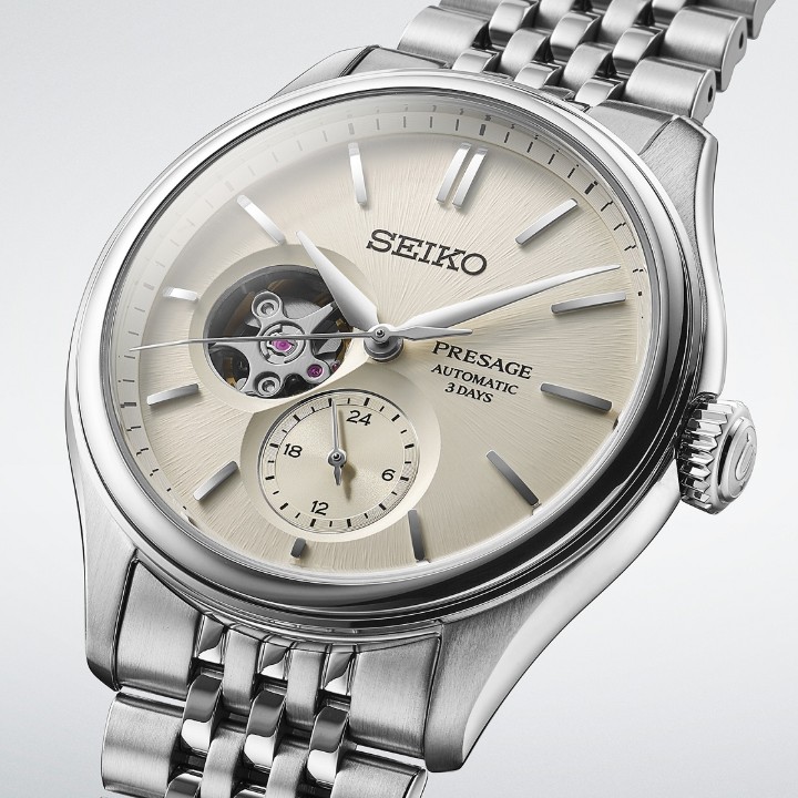 Bild von Seiko Presage Classic ‘Shiro-iro’ Open Heart