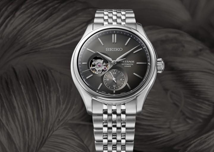 Bild von Seiko Presage Classic ‘Sumi-iro’ Open heart