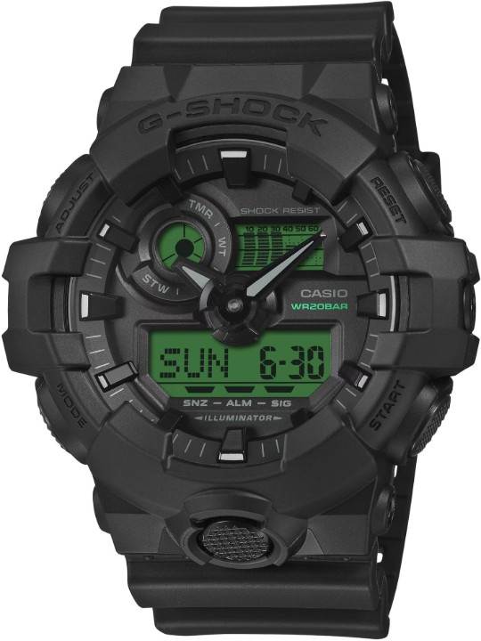Bild von Casio G-Shock Black and Electro Green