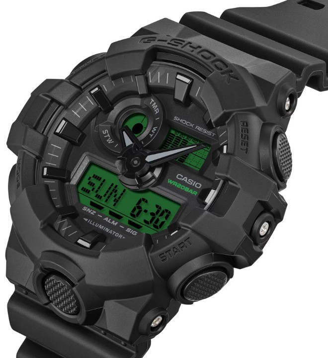 Bild von Casio G-Shock Black and Electro Green