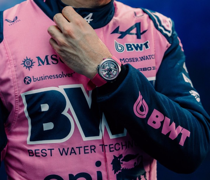Bild von H. Moser & Cie Streamliner Alpine Drivers and Mechanics Pink Editions