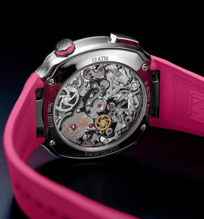 Bild von H. Moser & Cie Streamliner Alpine Drivers and Mechanics Pink Editions