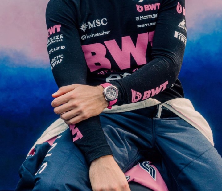 Bild von H. Moser & Cie Streamliner Alpine Drivers and Mechanics Pink Editions