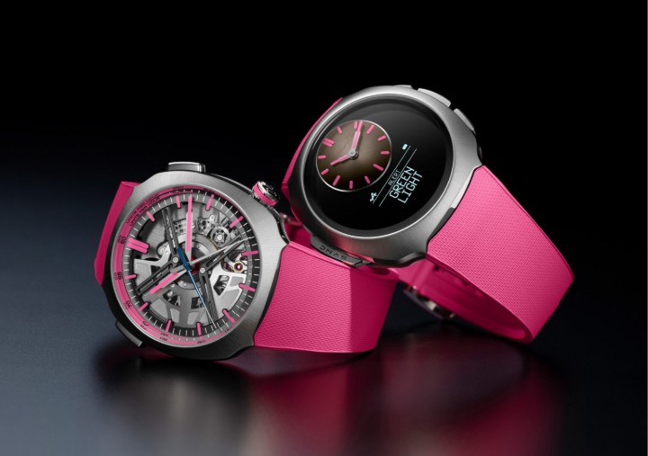 Bild von H. Moser & Cie Streamliner Alpine Drivers and Mechanics Pink Editions