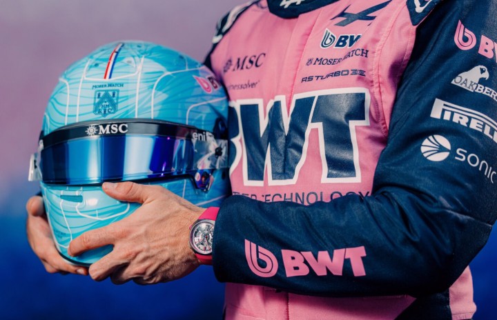 Bild von H. Moser & Cie Streamliner Alpine Drivers and Mechanics Pink Editions