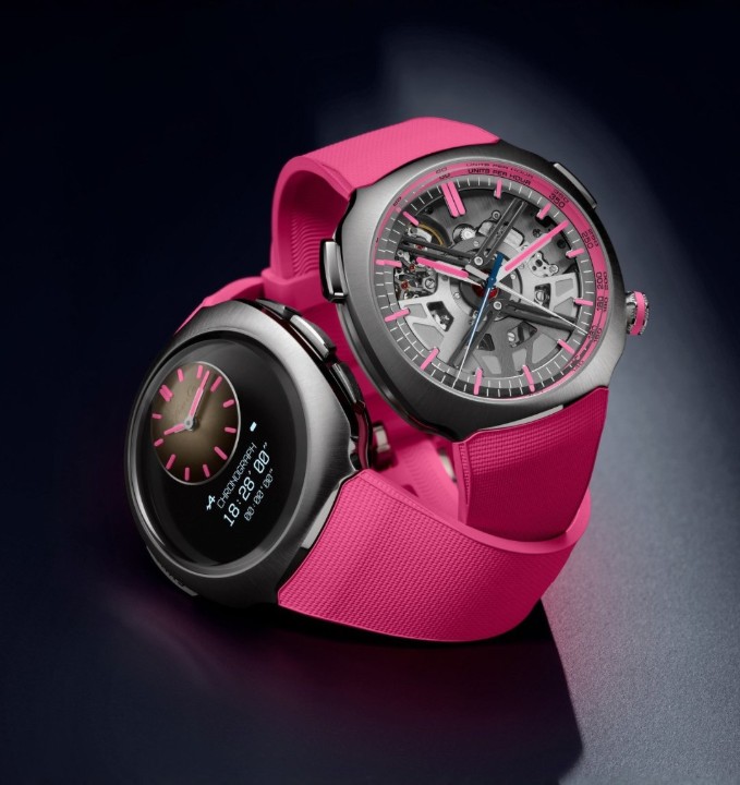 Bild von H. Moser & Cie Streamliner Alpine Drivers and Mechanics Pink Editions