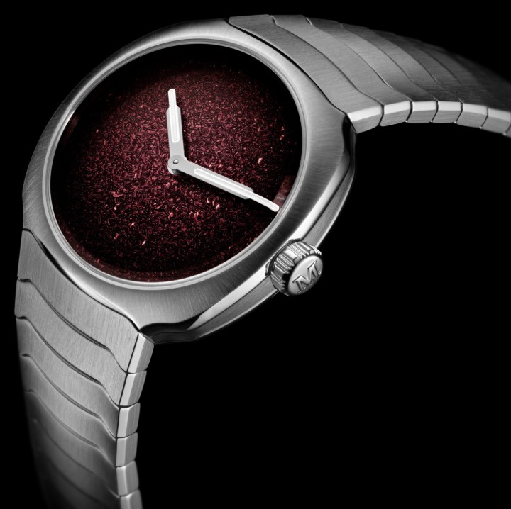 Bild von H. Moser & Cie Streamliner Two Hands Burgundy Fumé