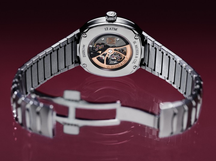 Bild von H. Moser & Cie Streamliner Two Hands Burgundy Fumé