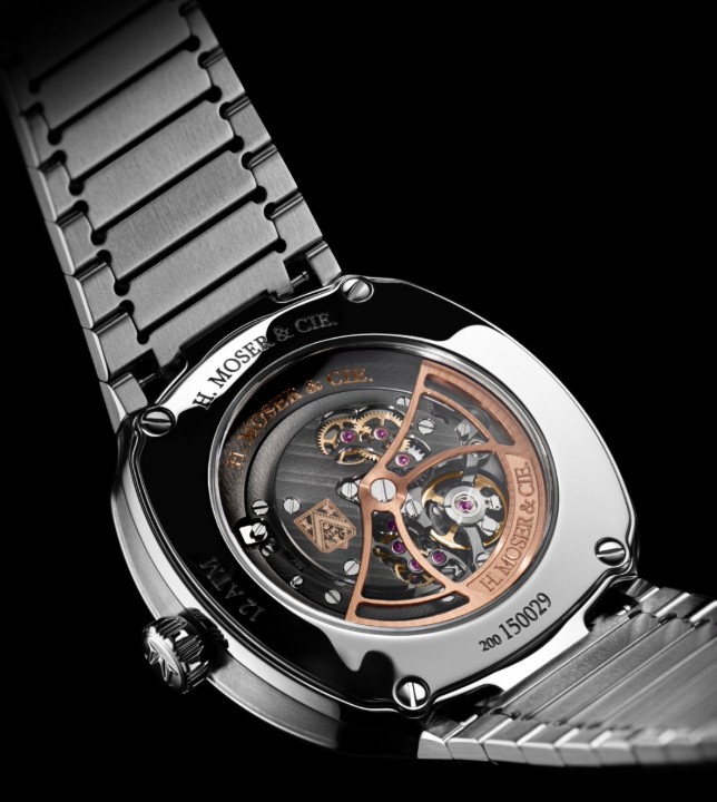 Bild von H. Moser & Cie Streamliner Two Hands Silver Fumé