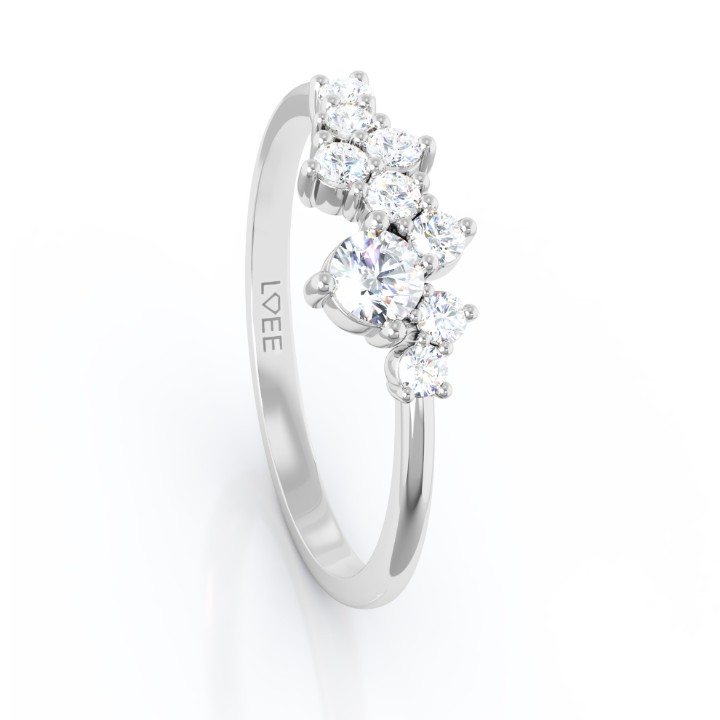 Bild von Ring LOEE Sparkle z bílého zlata s diamanty