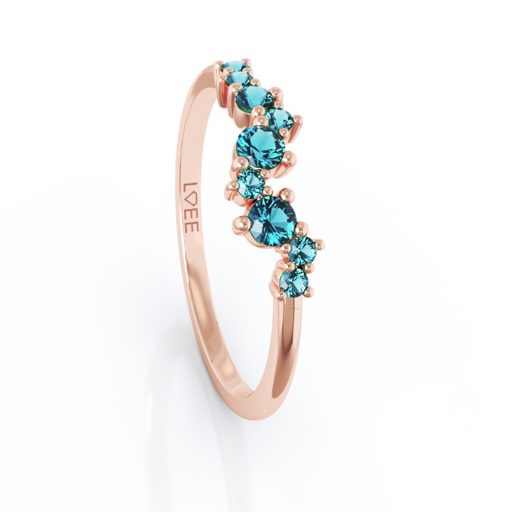 Bild von Armband LOEE Sparkle z růžového zlata s topazy
