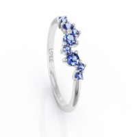 Bild von Ring LOEE Sparkle z bílého zlata s tanzanity