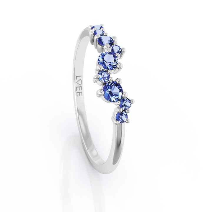 Bild von Ring LOEE Sparkle z bílého zlata s tanzanity