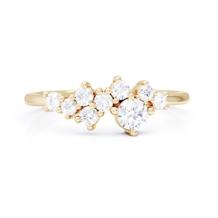 Bild von Ring LOEE Sparkle ze žlutého zlata s diamanty