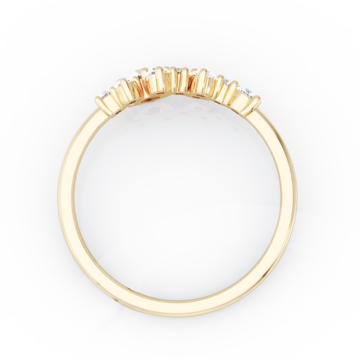 Bild von Ring LOEE Sparkle ze žlutého zlata s diamanty