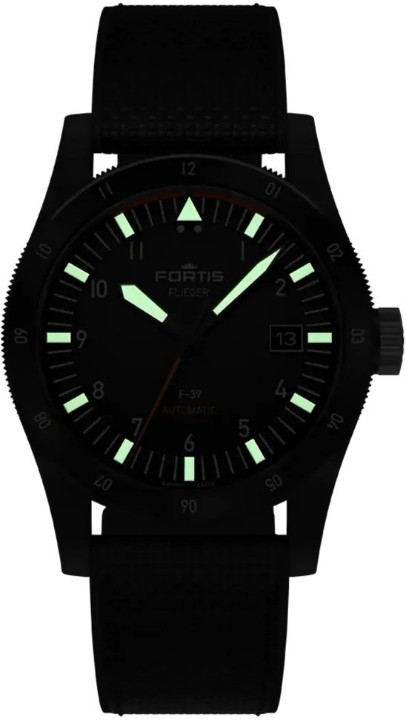 Obrázek Fortis Flieger F-39 Werk 7 Mission Black Limited Edition