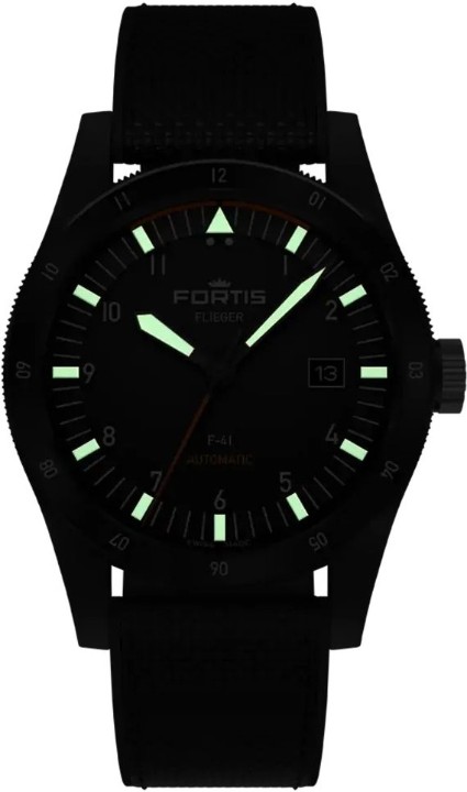 Obrázek Fortis Flieger F-41 Werk 7 Mission Black Limited Edition