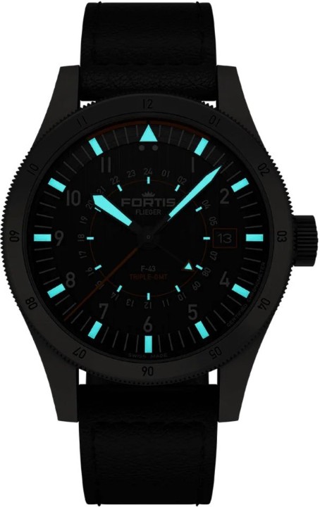Bild von Fortis Flieger F-43 Triple GMT Original