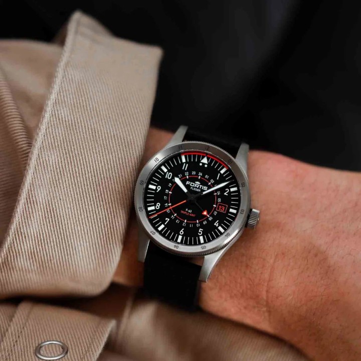 Bild von Fortis Flieger F-43 Triple GMT Original