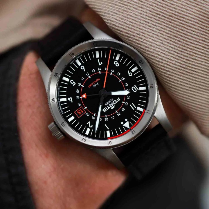 Bild von Fortis Flieger F-43 Triple GMT Original