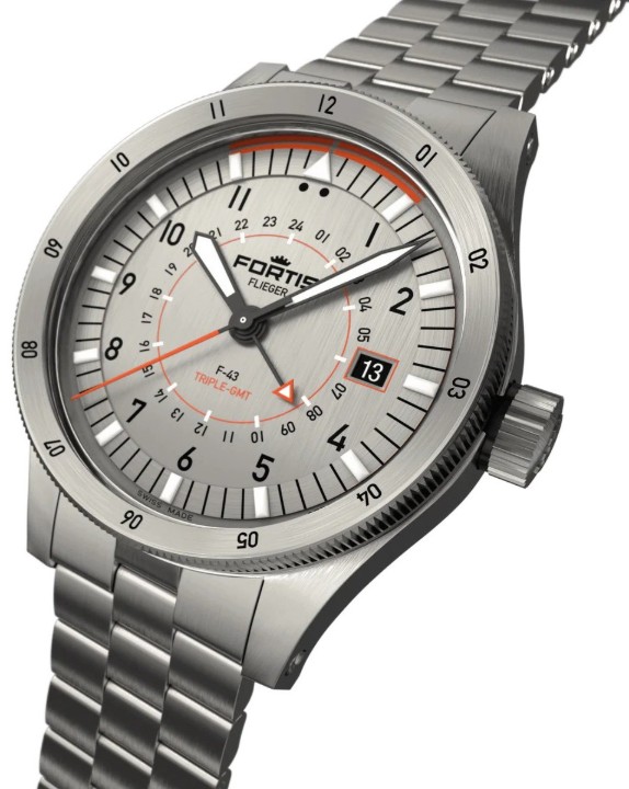 Obrázek Fortis Flieger F-43 Triple GMT Original