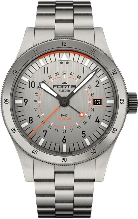 Obrázek Fortis Flieger F-43 Triple GMT Original