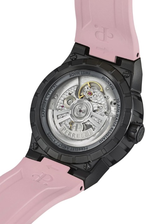 Obrázek Perrelet Turbine Titanium 41 Pink Flamingo