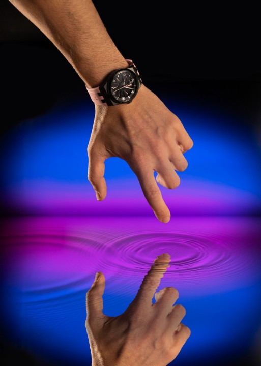 Obrázek Perrelet Turbine Titanium 41 Pink Flamingo