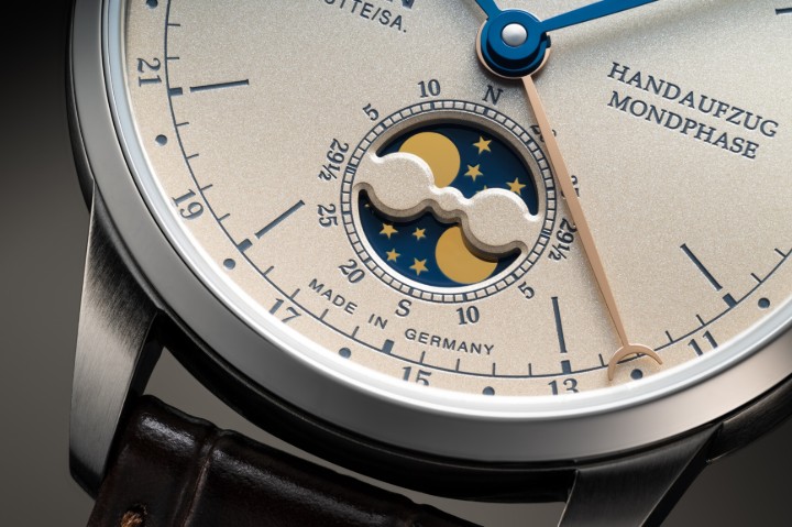 Bild von Union Glashütte 1893 Johannes Dürrstein Edition "Double Moon Phase"