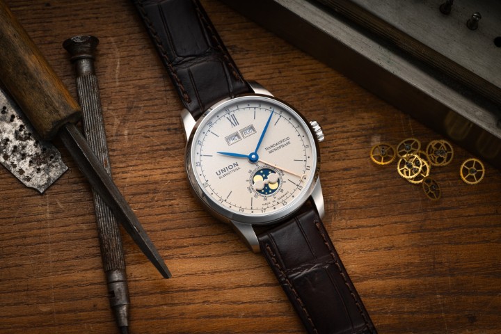Bild von Union Glashütte 1893 Johannes Dürrstein Edition "Double Moon Phase"