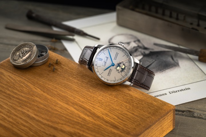 Bild von Union Glashütte 1893 Johannes Dürrstein Edition "Double Moon Phase"