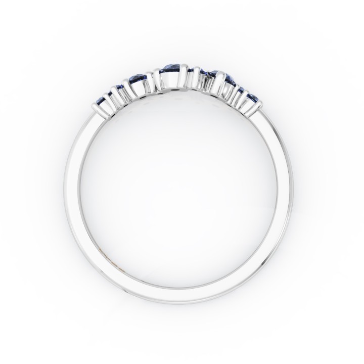 Bild von Ring LOEE Sparkle z bílého zlata s multisafíry