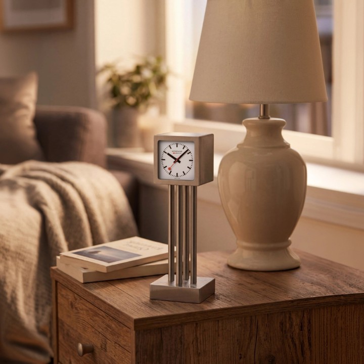 Obrázek Stolní hodiny MONDAINE Zurich Meeting Point Clock - Miniature Edition