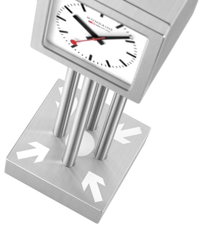 Obrázek Stolní hodiny MONDAINE Zurich Meeting Point Clock - Miniature Edition