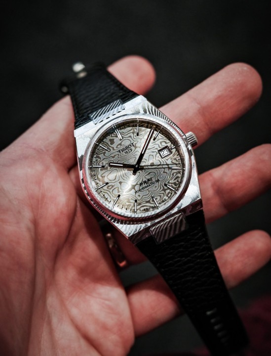 Bild von Tissot PRX Powermatic 80 Damascus Steel
